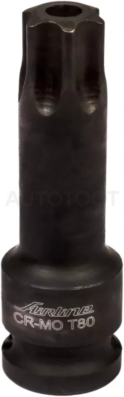 Головка ударная торцевая 1/2"DR внешний TORX T80, L=78мм