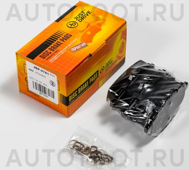 Колодки тормозные дисковые задние, комплект - Артикул JBP0781 - Производитель Just Drive - Фото, Отзывы, Цены