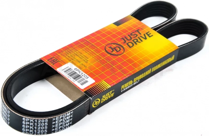Ремень поликлиновый JD - Артикул 6PK1205 - Производитель Just Drive - Фото, Отзывы, Цены