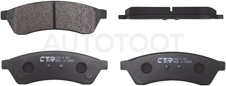 Колодки тормозные (Сзади) Chevrolet Epica 06-13 / Evanda 04-06 / Daewoo Magnus 99-04 / Tosca 06-11