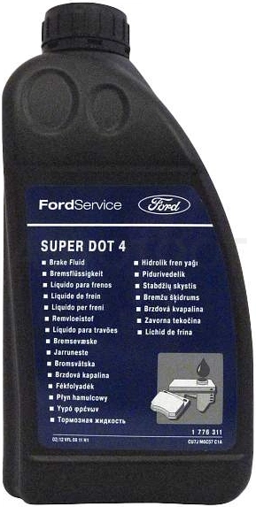 Жидкость тормозная DOT-4 FORD 1л - Super WSS-M6C57-A2