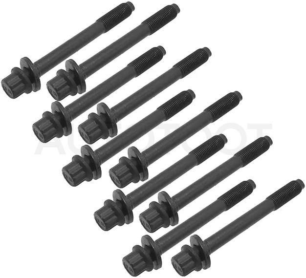 Болт ГБЦ (комплект) MITSUBISHI/HYUNDAI 4G64/4G63/4G69/G43P/G4JP - Артикул ST1170003 - Производитель Sat - Фото, Отзывы, Цены