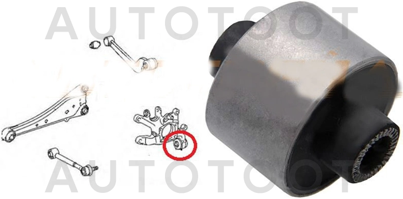 Сайлентблок задней цапфы (не шароблок) -ST4230542020U Sat для TOYOTA AURIS, TOYOTA AVENSIS, TOYOTA RAV4, TOYOTA COROLLA