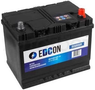 Аккумулятор EDCON 68Ah 550A обратная полярность(-+)