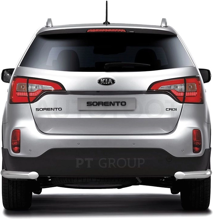 KIA Sorento 2014-2020 Защита заднего бампера угловая Ø63мм (НПС) - Артикул 06020301 - Производитель PT Group - Фото, Отзывы, Цены