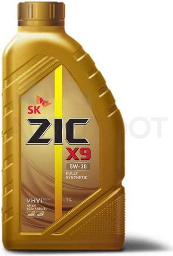 5W-30 SM/CF 1л масло моторное ZIC X9 синтетика