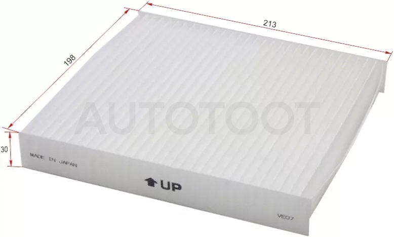 Фильтр салона MITSUBISHI LANCER 08-/OUTLANDER 06-12/PEUGEOT 4007 08-/CITROEN C-CROSSER 07
