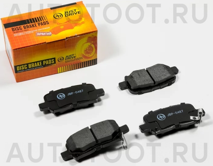 Колодки тормозные дисковые, задние - Артикул JBP0487 - Производитель Just Drive - Фото, Отзывы, Цены
