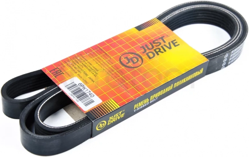 Ремень поликлиновый JD - Артикул 6PK1740 - Производитель Just Drive - Фото, Отзывы, Цены