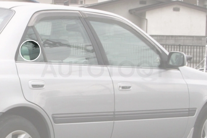 Стекло форточки (уголок) задней правой двери -  для TOYOTA CARINA