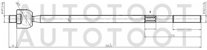 Тяга рулевая 4WD -ST4550359055 Sat для TOYOTA BB, TOYOTA CALDINA, TOYOTA CARINA, TOYOTA CORONA, TOYOTA CARINA E, TOYOTA PLATZ, TOYOTA CORONA PREMIO, TOYOTA ECHO, TOYOTA IPSUM, TOYOTA NADIA, TOYOTA PIC