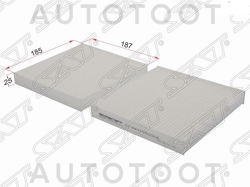 Фильтр салонный -ST64319312318 Sat для BMW X3