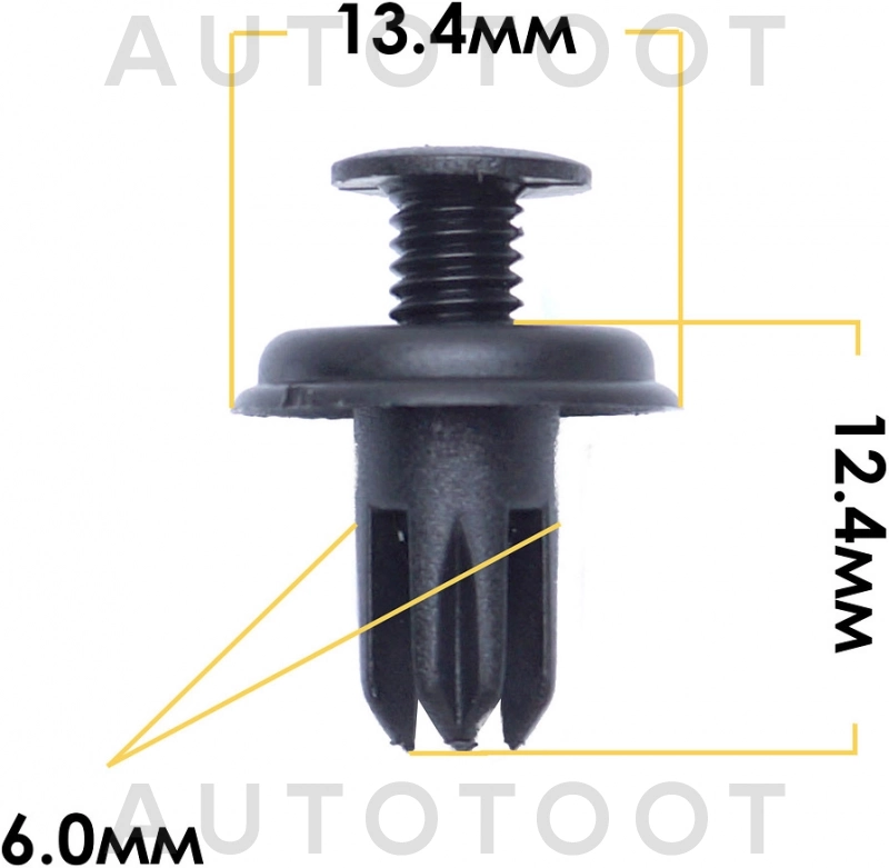 Клипса 90687-SB0-013 / 90687-SB0-003 -KJ1014 Masuma для HONDA ACCORD, HONDA DOMANI, HONDA INTEGRA