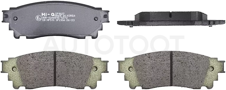 Колодки тормозные (Сзади) Toyota C-HR 16-19 / Harrier (XU60) 13-17 / Lexus NX 14-21 / RC 14- / Toyota Alphard (H30) 15-18