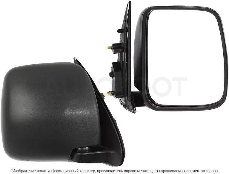 Зеркало Toyota Hiace 04-20 (Справа/ Механическое/ черное) - Артикул STTY74940A1 - Производитель Sat - Фото, Отзывы, Цены