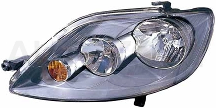 Фара левая (с электрокорректором) -1EE247013051 Hella для VOLKSWAGEN VW GOLF PLUS