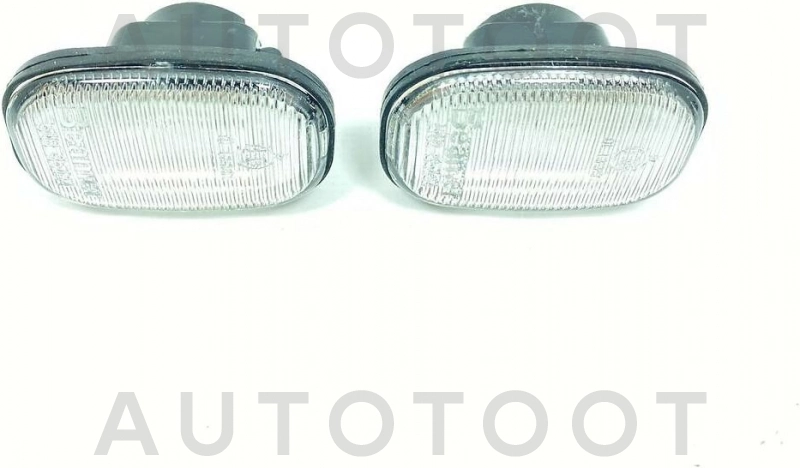 Повторитель поворота в крыло левый+правый (комплект, белый) -  для TOYOTA ALLEX, TOYOTA COROLLA, TOYOTA PROBOX, TOYOTA SUCCEED, TOYOTA RAV4, TOYOTA CORONA, TOYOTA CARINA E, TOYOTA CAMRY, TOYOTA HARRIE