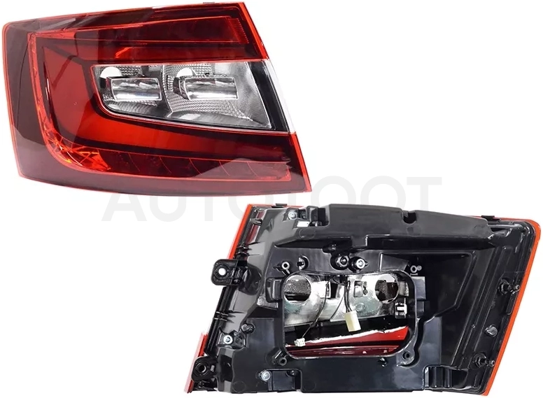 Фонарь задний Skoda Octavia 16-20 (Слева/ LED/ 4D SED)
