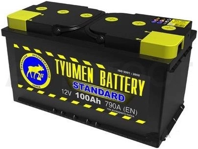 Аккумулятор TYUMEN BATTERY 100Ah 830A прямая полярность (+-)