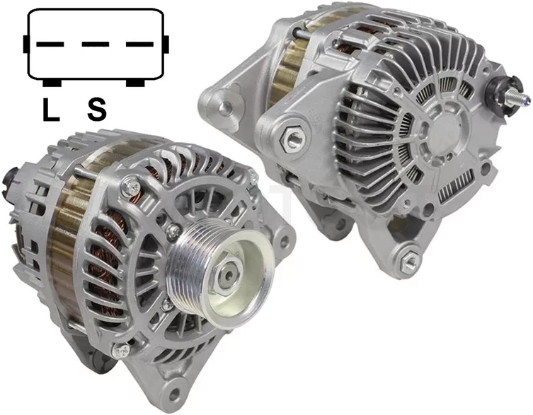 Генератор NISSAN TIIDA 1.6 07-/QASHQAI 1.6 07-13/NOTE 1.6 05-12 HR16DE 12V 120A