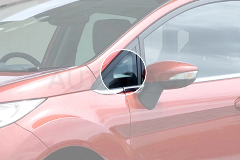 Стекло форточки (уголок) переднее левое -  для FORD FIESTA