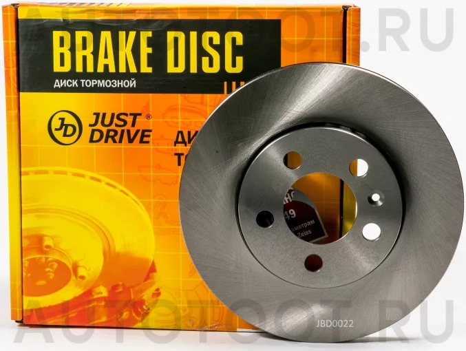 Диск тормозной передний DF2803 (256x22) 5 отв - Артикул JBD0022 - Производитель Just Drive - Фото, Отзывы, Цены