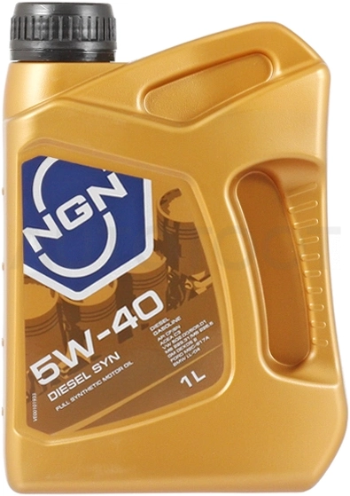 5W-40 DIESEL SYN CF/SN 1л синтетика - Артикул V172085633 - Производитель NGN - Фото, Отзывы, Цены