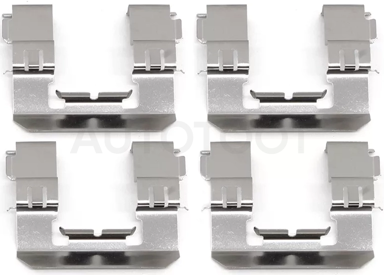 Комплект монтажный тормозных колодок FR SUBARU FORESTER 02-12/IMPREZA 07-11/LEGACY 03-15/OUTBACK 03-14