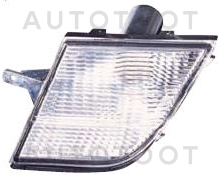 Указатель поворота нижний левый в решетку (белый) -  для NISSAN MARCH