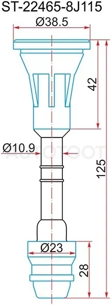 Наконечник катушки NISSAN VQ23/35(22448-8J115) - Артикул ST224658J115 - Производитель Sat - Фото, Отзывы, Цены
