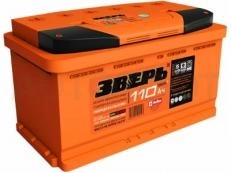 Аккумулятор ЗВЕРЬ 110Ah 960A обратная полярность(-+)
