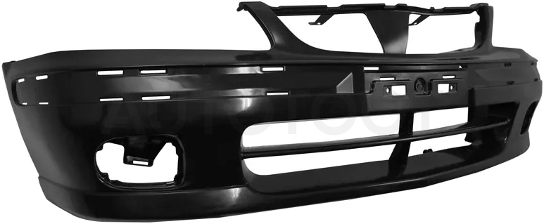 Бампер передний Nissan Sunny 98-02 (Под молдинг(и)/ Под ПТФ)