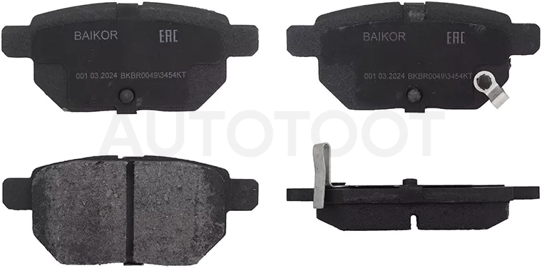 Колодки тормозные (Сзади) Toyota Corolla (E150) 06-13 / Prius 09-23