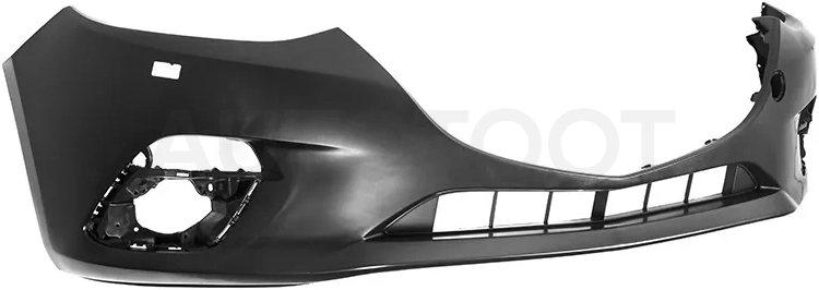 Бампер передний Mazda 3 13-16 / Axela 13-16 (Под омыватели фар)