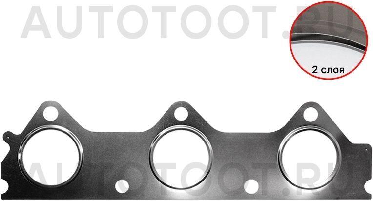 Прокладка выпускного коллектора 6G72 -JPA0006 Just Drive для MITSUBISHI PAJERO