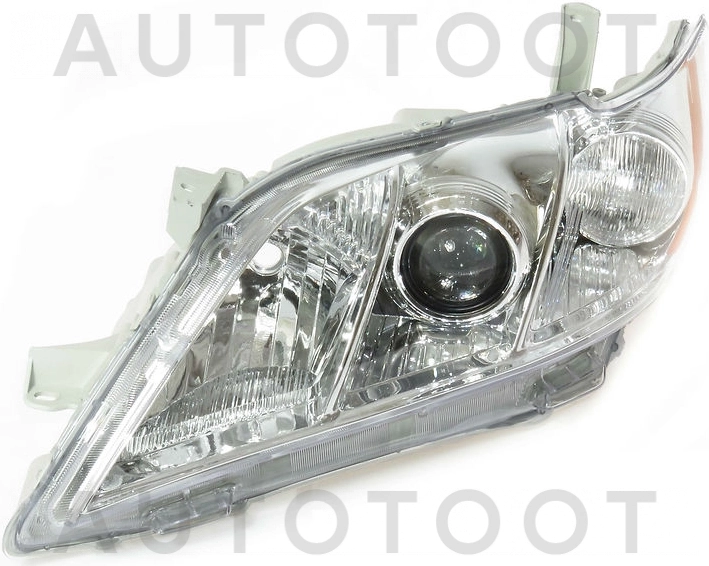 Фара левая (под корректор, желтый габарит) -21211Q6LLDEM Depo для TOYOTA CAMRY