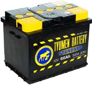 Аккумулятор TYUMEN BATTERY 60Ah 550A обратная полярность (-+)