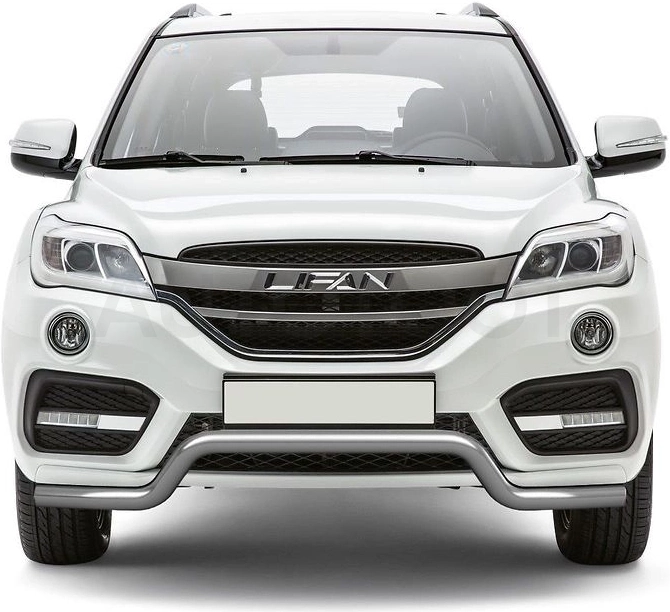 LIFAN X60 2017- Защита переднего бампера Ø63мм "Волна" (НПС) - Артикул 14010106 - Производитель PT Group - Фото, Отзывы, Цены