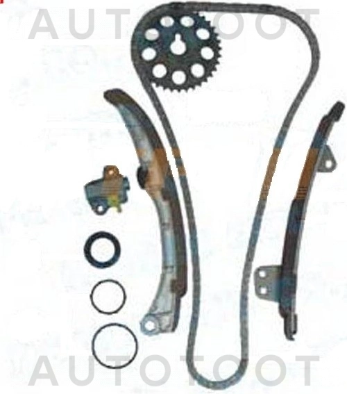 Комплект цепи ГРМ 1SZ-FE (полный) -TKTY330A Sat для TOYOTA YARIS, TOYOTA VITZ, TOYOTA PLATZ, TOYOTA ECHO
