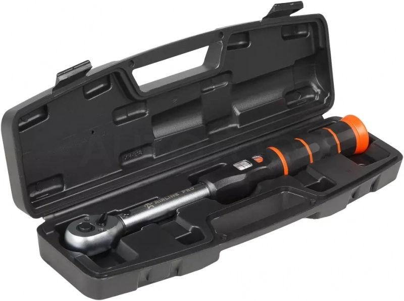 Ключ динамометрический 3/8" 10-50Нм PRO, шкала в окошке, кейс - Артикул ATBN102 - Производитель Airline - Фото, Отзывы, Цены