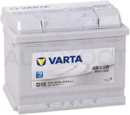 Аккумулятор VARTA 63Ah 610A обратная полярность(-+)