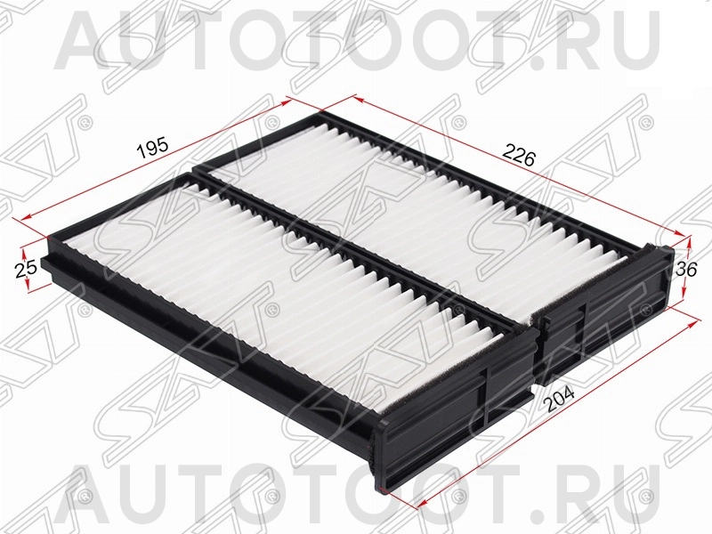 Фильтр салонный -STMR460201 Sat для MITSUBISHI LANCER, MITSUBISHI COLT, MITSUBISHI MIRAGE, MITSUBISHI L200, MITSUBISHI PAJERO SPORT, MITSUBISHI CARISMA