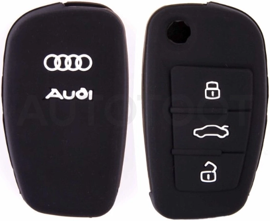 AUDI Чехол на ключ автомобильный SW силиконовый AUDI(2009A4L/A6L/Q7/TT/R8/A3 S05701001