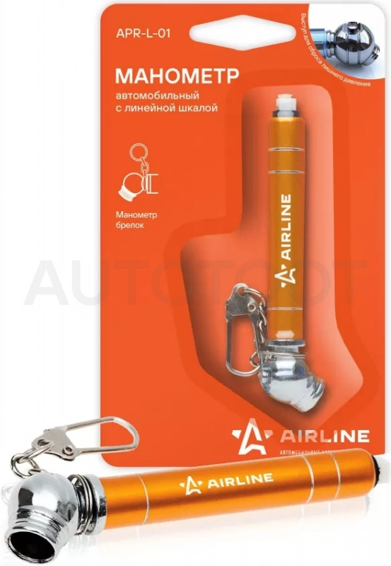 Манометр c линейной шкалой 3,5 АТМ - Артикул APRL01 - Производитель Airline - Фото, Отзывы, Цены