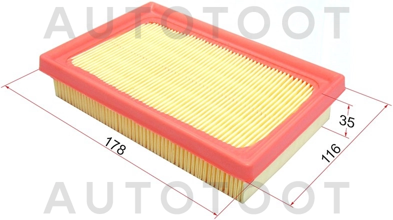 Фильтр воздушный 1KRFE/1NZFXE/1/2ZRFXE -  для TOYOTA COROLLA FIELDER, TOYOTA COROLLA AXIO, TOYOTA YARIS, TOYOTA VITZ, TOYOTA PRIUS, TOYOTA PASSO, TOYOTA AQUA