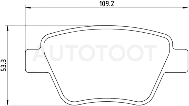 Колодки тормозные (Сзади) Audi A3 03-13 / Skoda Octavia 04-13 / Volkswagen Golf 08-16 / Jetta 05- / Passat 10-15 / Audi A1 10-18 / S3 08-12 / SEAT Altea 04-15 / Leon 05-12 / Skoda Superb 08-15 / Yeti 09-18 / Volkswagen Beetle 11-16 / Caddy 10-15 / Scirocc