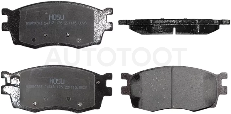 Колодки тормозные (Спереди) Kia Rio 05-11 / Hyundai Accent 06-11 / i20 08-12
