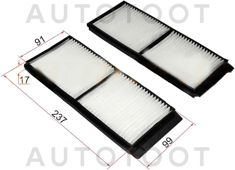 Фильтр салонный -STD65161J6X Sat для MAZDA 2 (DEMIO)