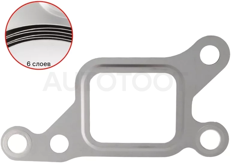 Прокладка выпускного коллектора MITSUBISHI CANTER 96-01/PAJERO/MONTERO 94-02/GALLENGER 4M40