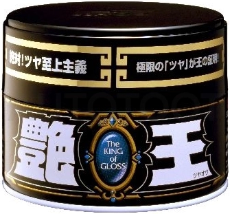 Полироль для кузова усиление блеска Soft99 The King of Gloss для темных, 300 гр